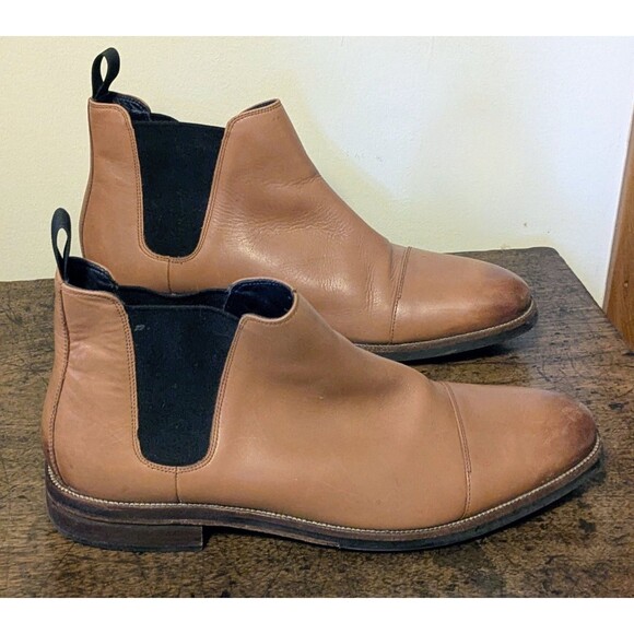 Cole Haan Wagner Grand Cap Toe Chelsea Boots Men\'s Size 12 M Mesquite Tan C28637 main image 16